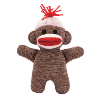 Sock Monkey Baby - Brown