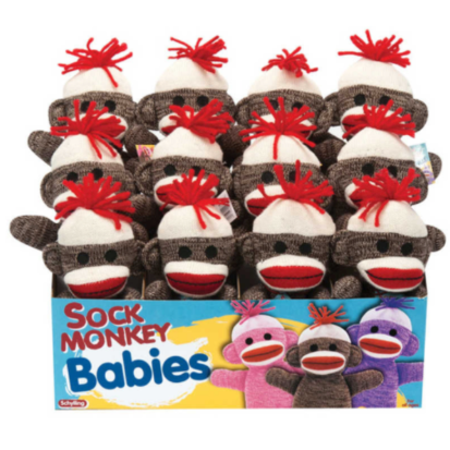 Sock Monkey Baby - Brown box