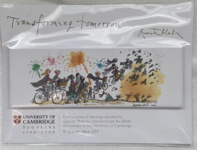 Transforming Tomorrow Fridge Magnet - University of Cambridge - Quentin Blake Design