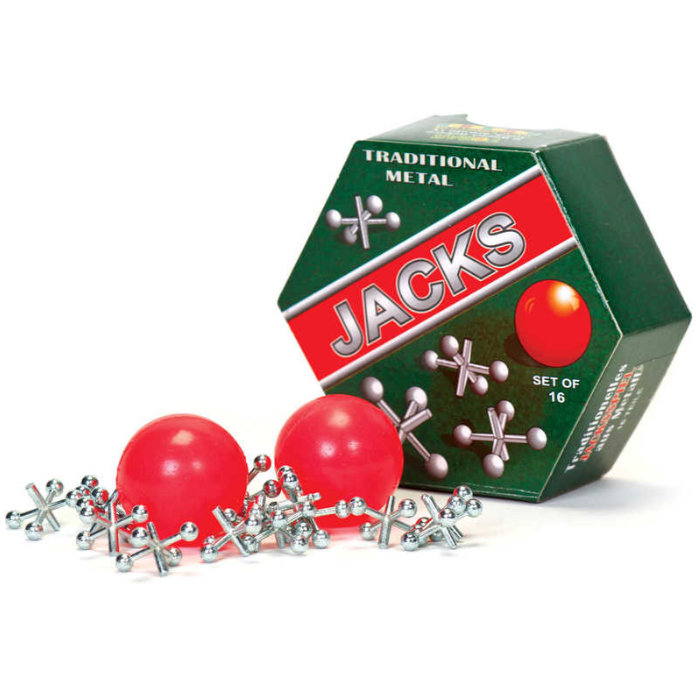 Vintage Metal Jacks Set