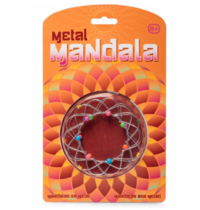 Metal Mandala in packaging