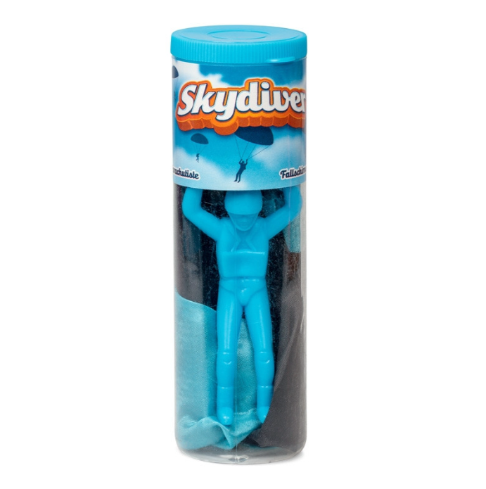 Skydiver Parachute Toy blue