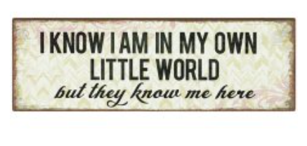 My Own Little World - Magnet