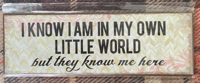 My Own Little World - Magnet in packet
