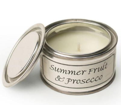 summer fruit and prosecco