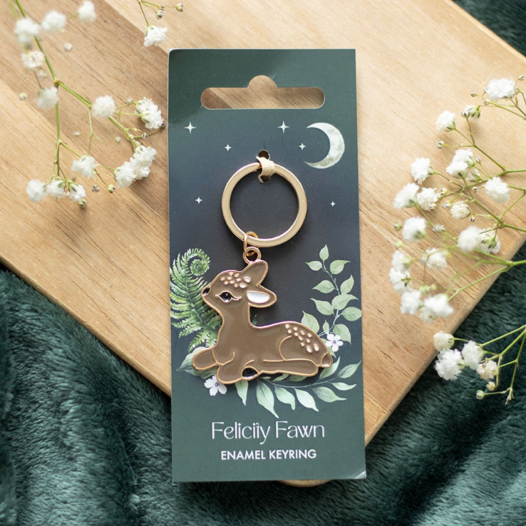 Felicity Fawn Keyring display