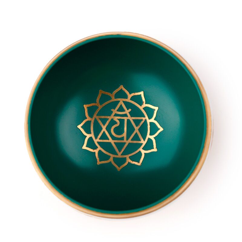 Singing Bowl Green Chakra inside