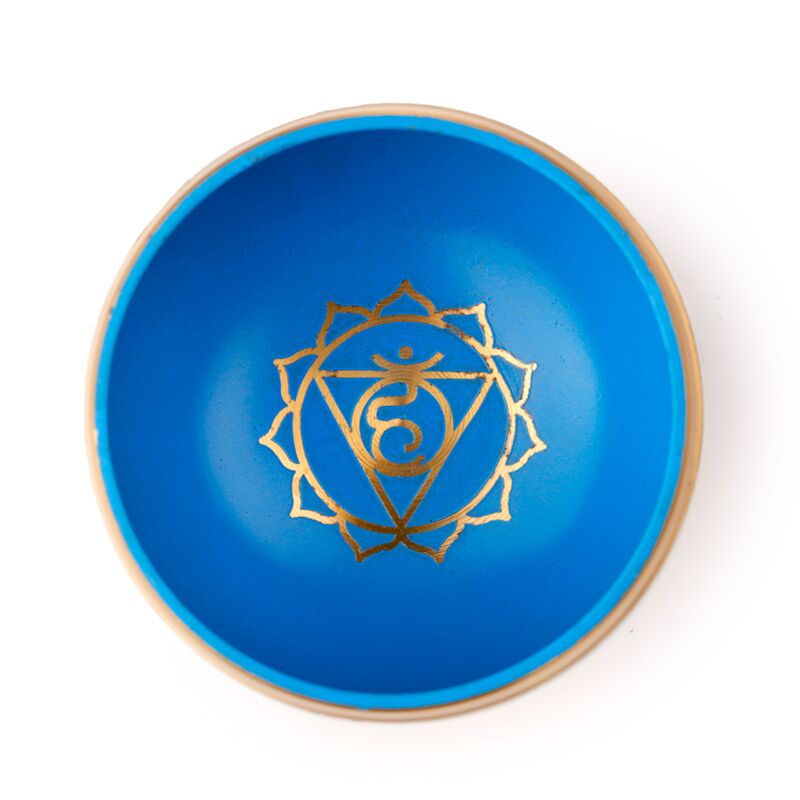Singing Bowl Light Blue Chakra inside
