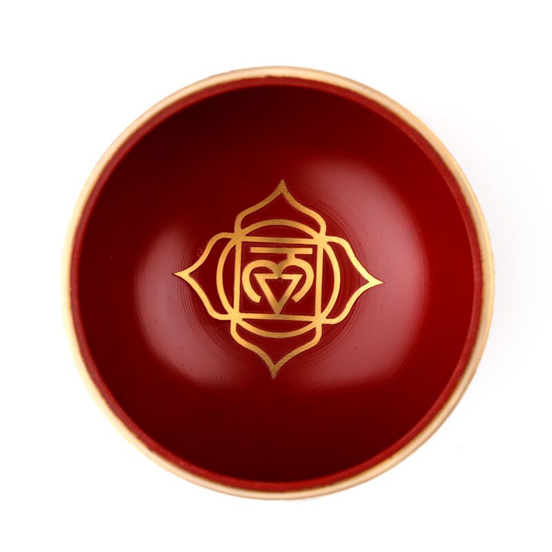 Singing Bowl Red Chakra inside