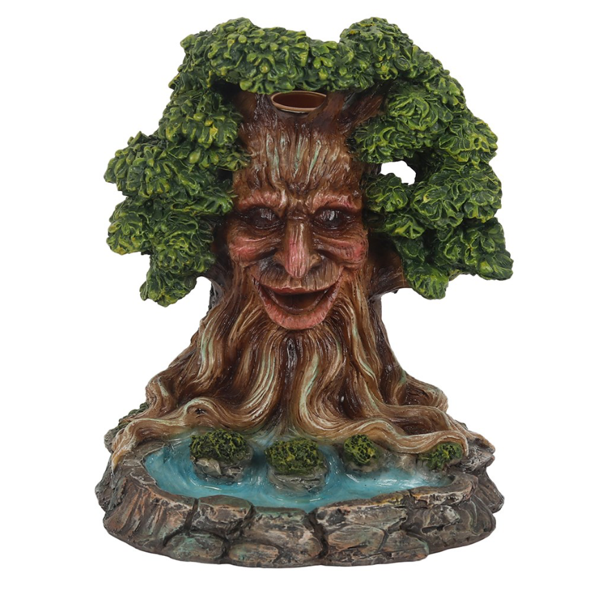 Tree Man Pond Backflow Incense Burner front