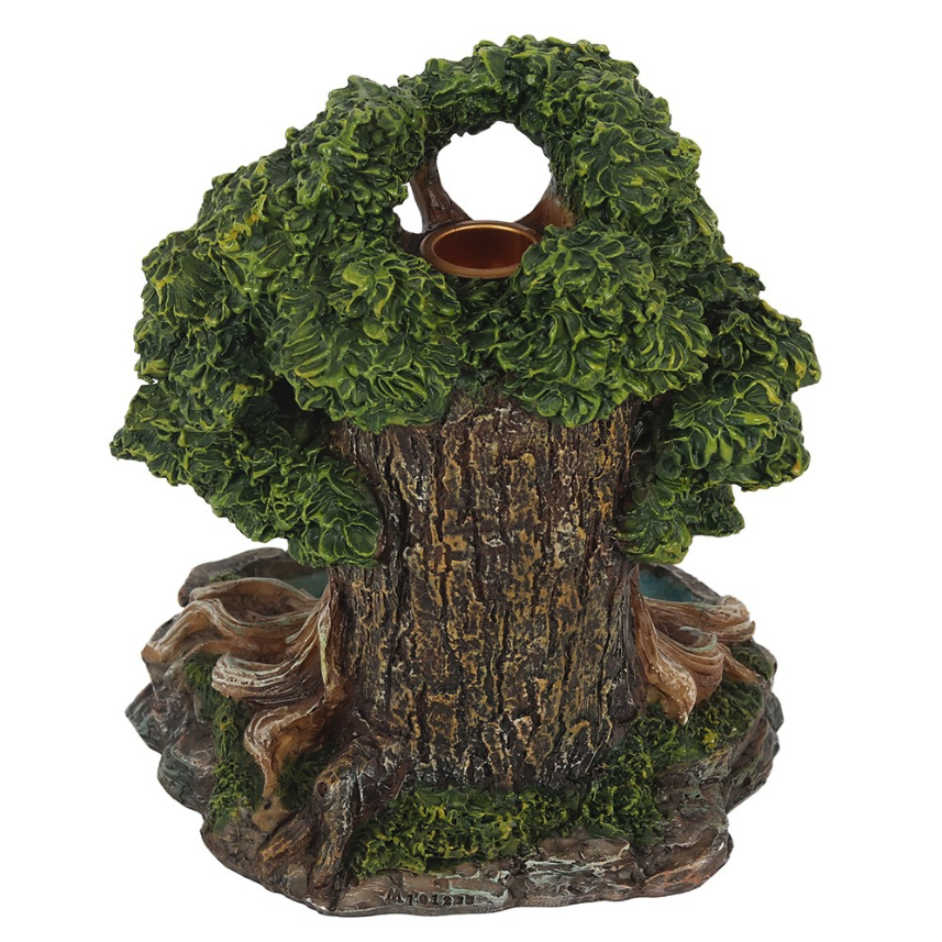 Tree Man Pond Backflow Incense Burner back