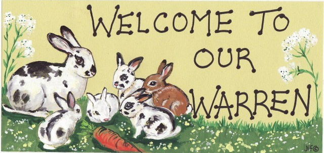 Welcome To Our Warren Sign