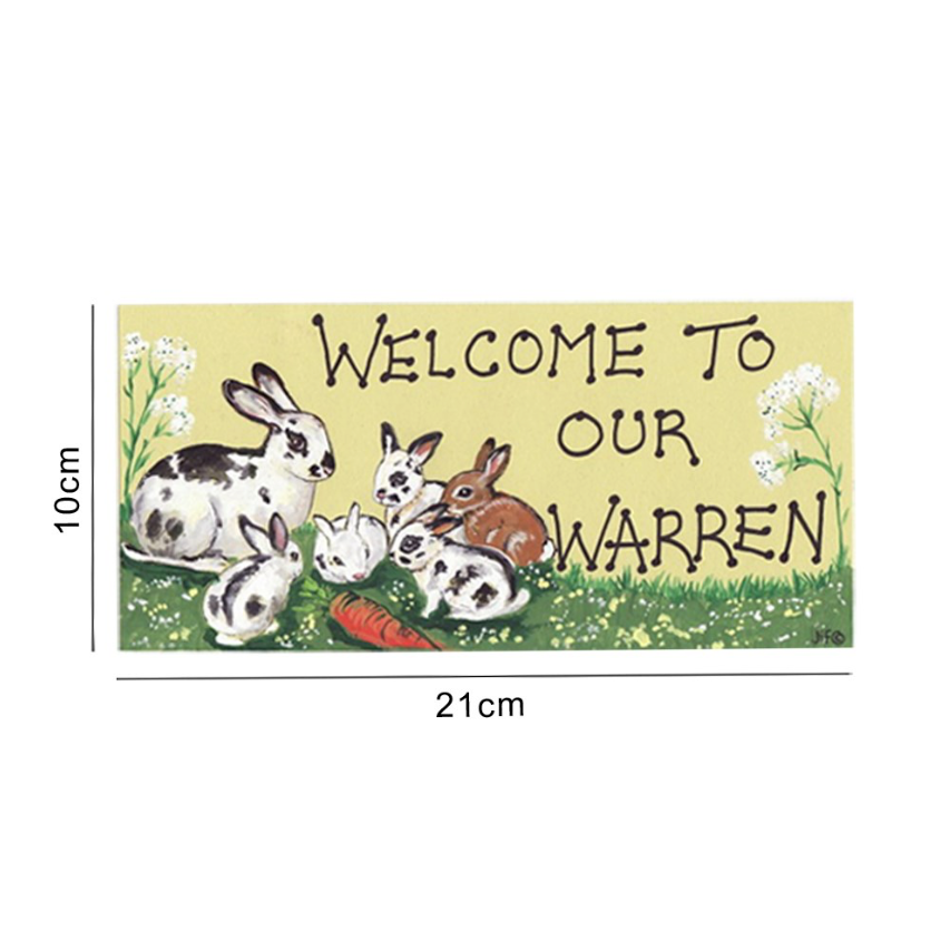 Welcome To Our Warren Sign