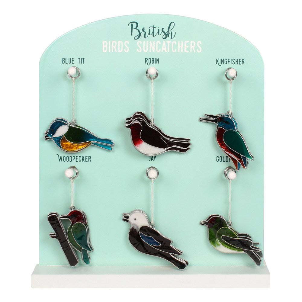 British Bird Mini Suncatcher kingfisher