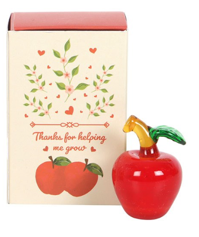 Glass Apple in a Matchbox