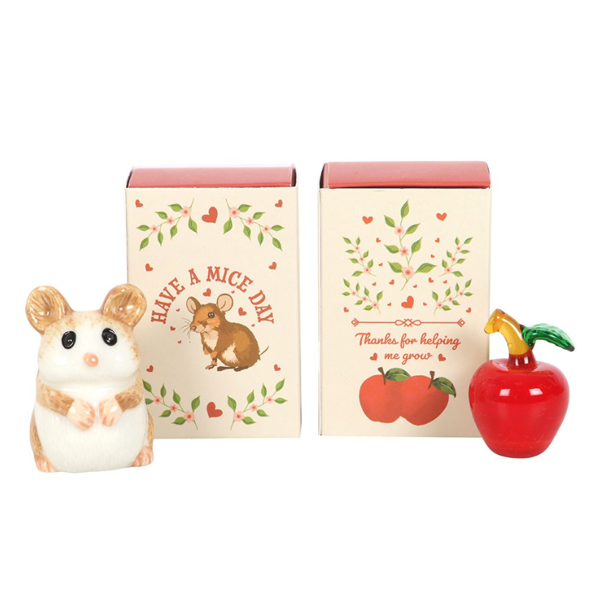 Glass Apples and Ceramic Mice in a Matchbox