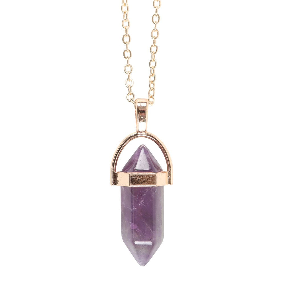 Amethyst Crystal Pendant 