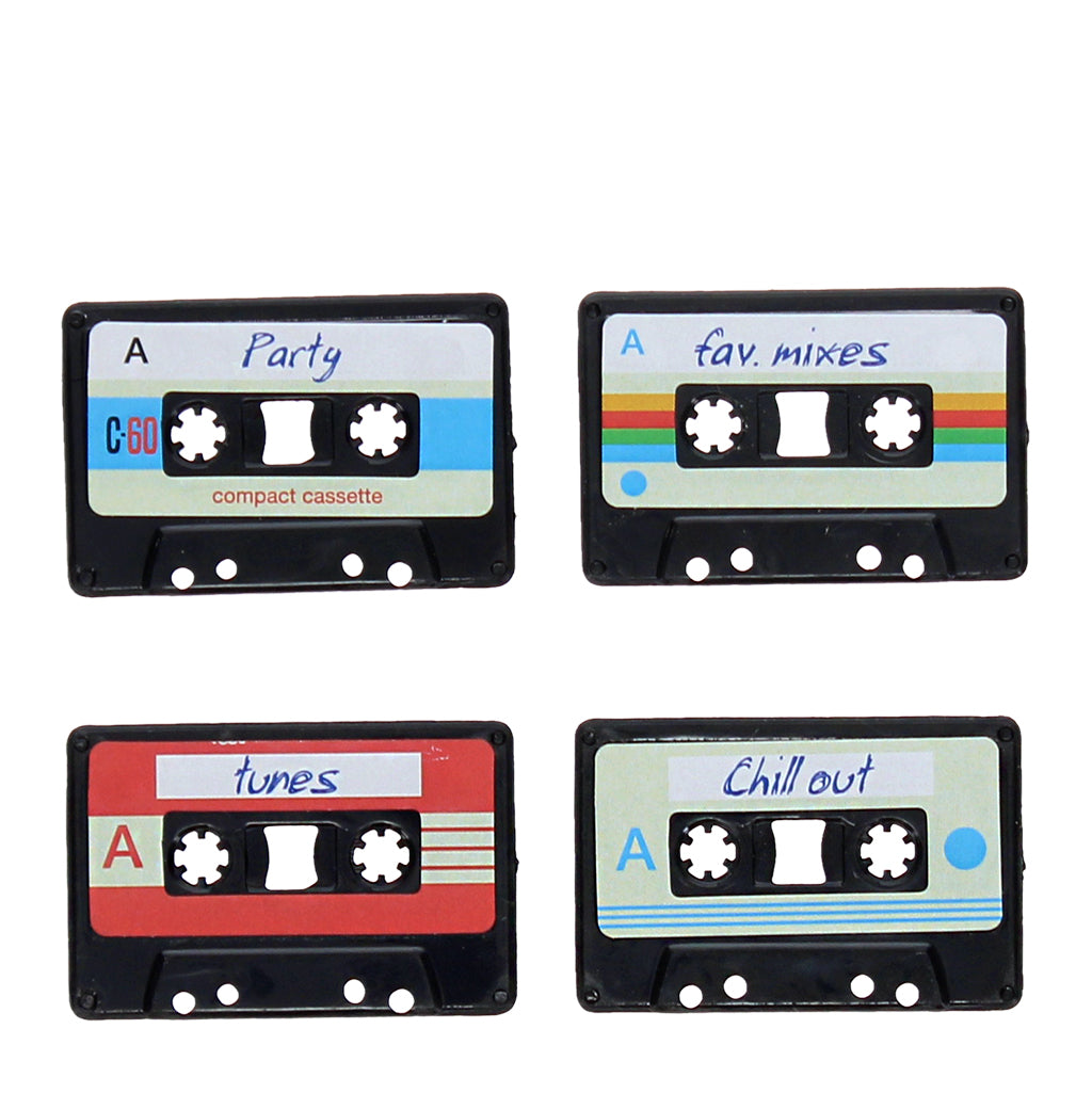 Cassette Magnets four different designs