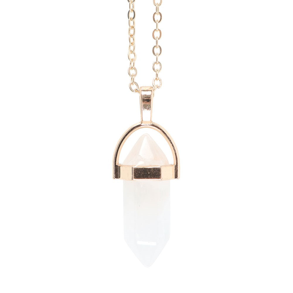 Clear Quartz Crystal Pendant