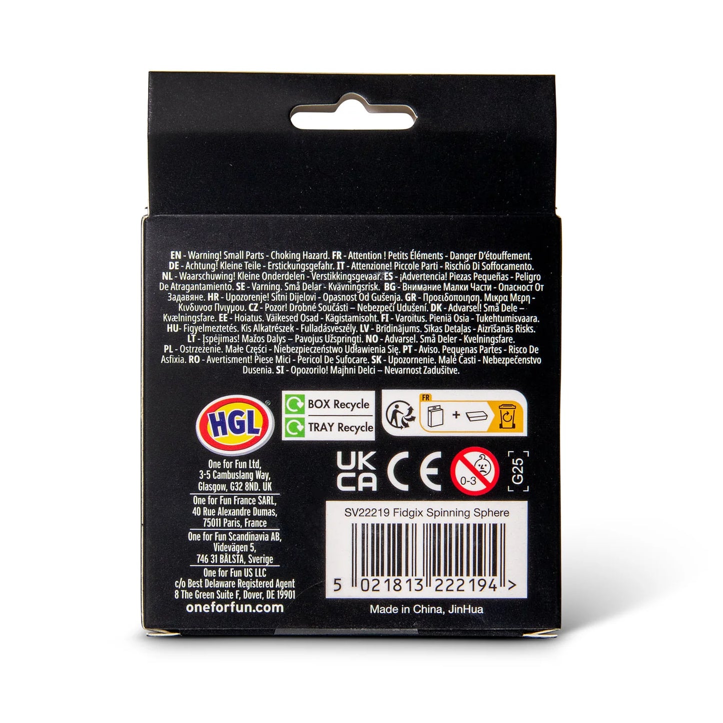 Fidget Spinning Sphere