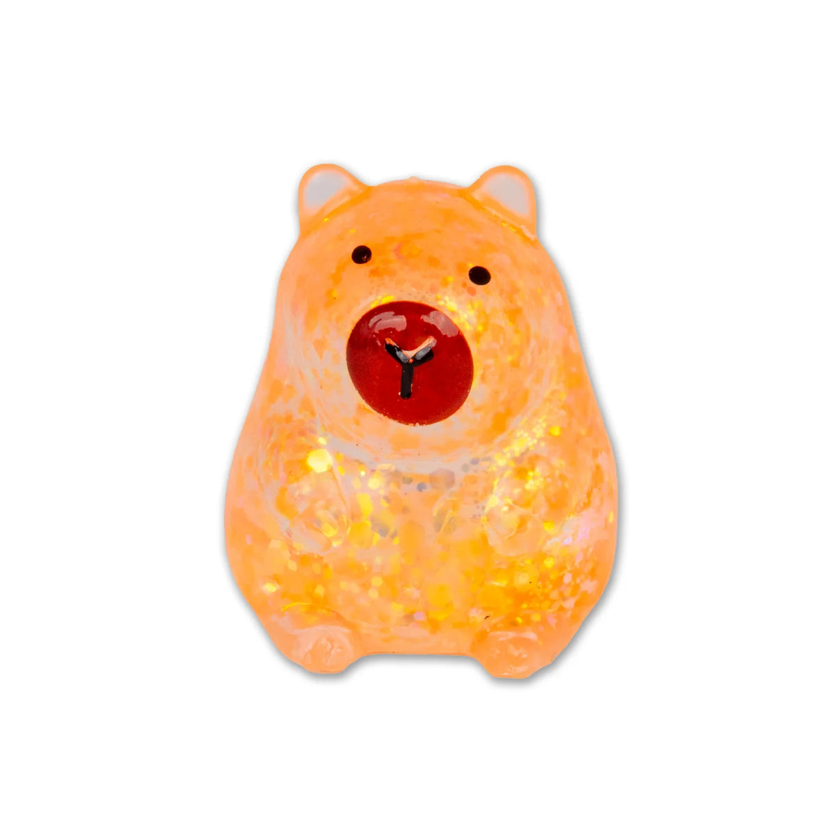 mini sugar capybara on a white background