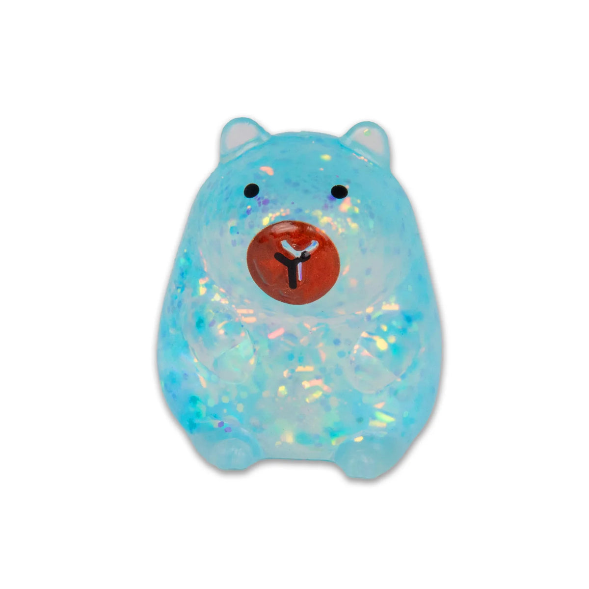 mini sugar capybara on a white background