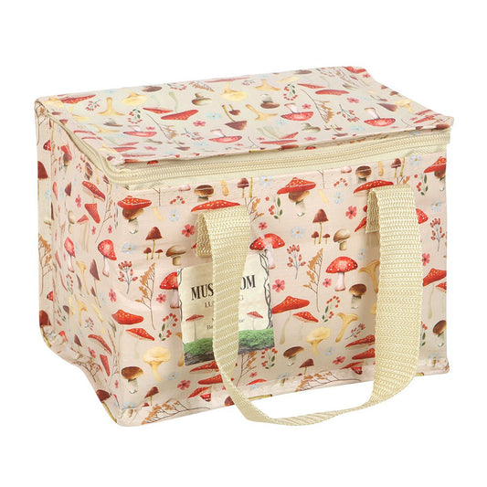 lunch bag with mushroom pattern insulated