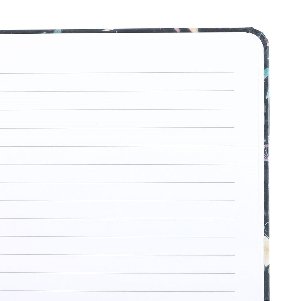 inside lined page of owl notebook
