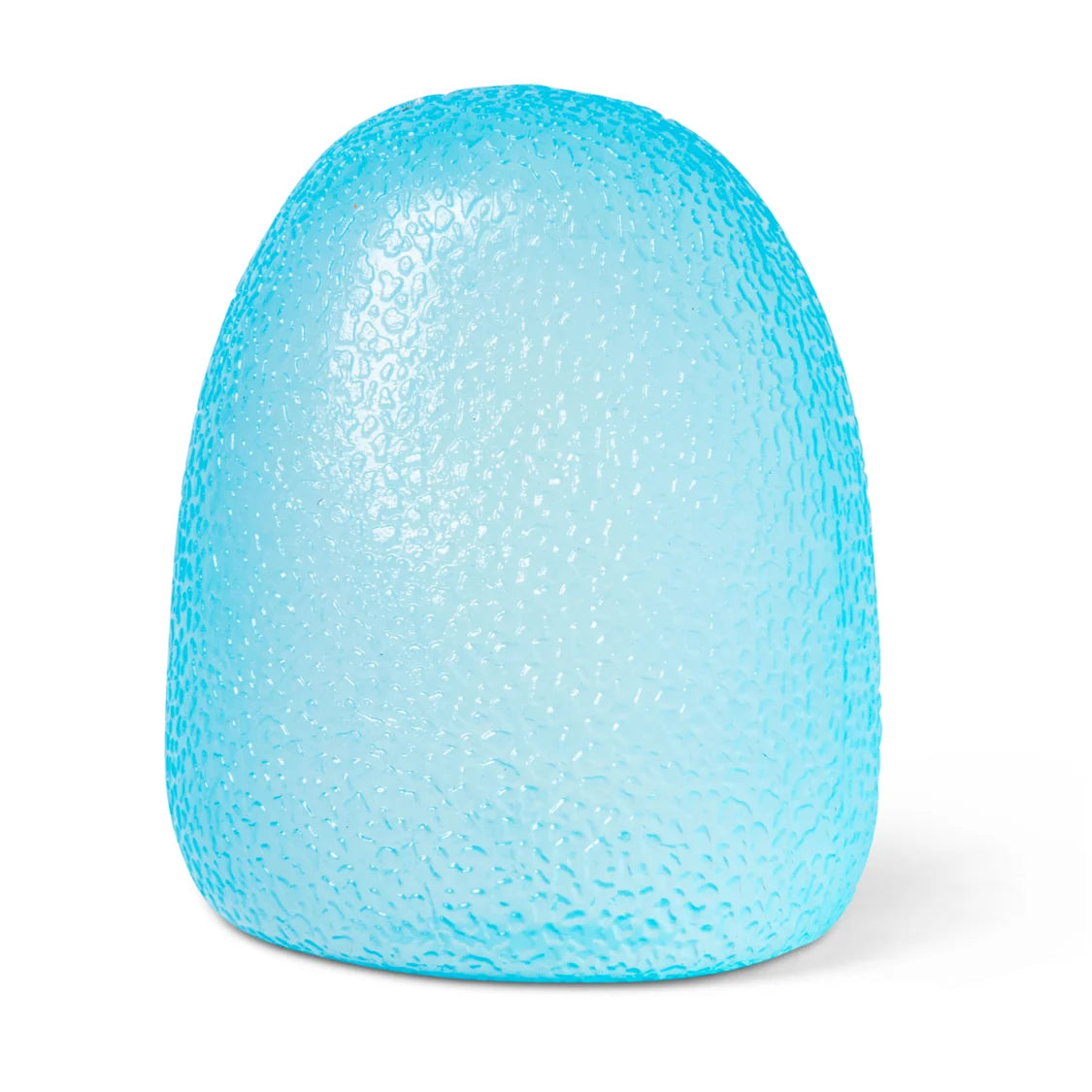 A light blue Scrunchems Squishy Sugar Drop with a glossy, pebbled surface, shown on a plain white background.