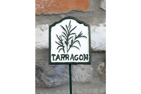 Traditional Metal Garden Herb Sign - Tarragon